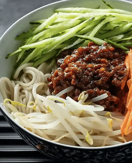 Beijing Zha Jiang Mian (Fried Sauce Noodles)