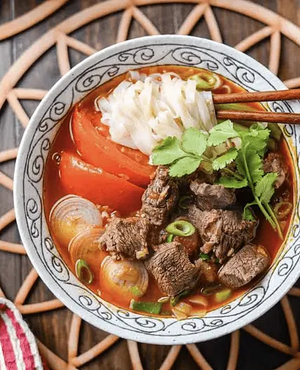 Red-Wine Stewed Beef Phở (Phở Bò Sốt Vang)