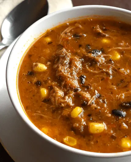 Mexican Pork & Black Bean Soup