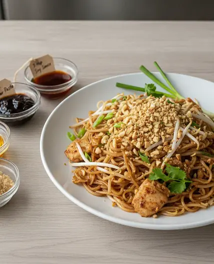 Easy Chicken Pad Thai