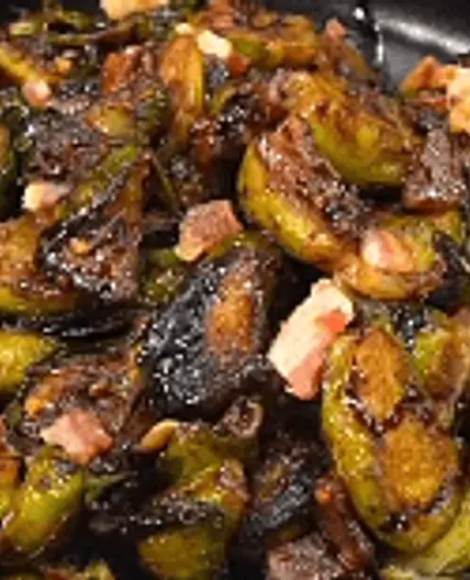Bacon Balsamic Brussel Sprouts