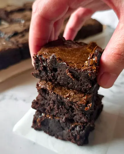 EASY Dairy Free Brownie Recipe (Fudgy Chocolate Brownies!)