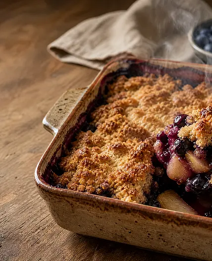 Air Fryer Blueberry Apple Crumble: The 20-Minute Dessert That Saves Your Weeknights