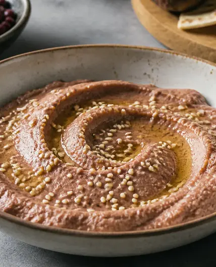 Adzuki Bean Hummus with Lemon and Honey