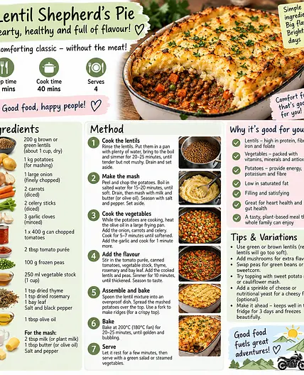 Lolo's Lentil Shepherd’s Pie
