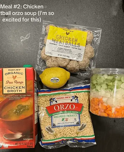 Chicken Meatball Orzo Soup