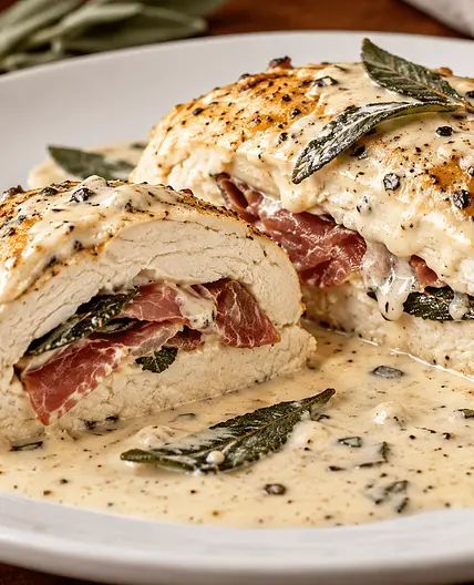 Prosciutto & Sage Stuffed Chicken Breast