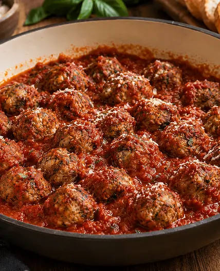 Italian Pork Meatballs