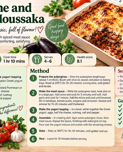 Lolo's Aubergine and Yogurt Moussaka
