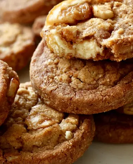 Apple Cider Cheesecake Cookies