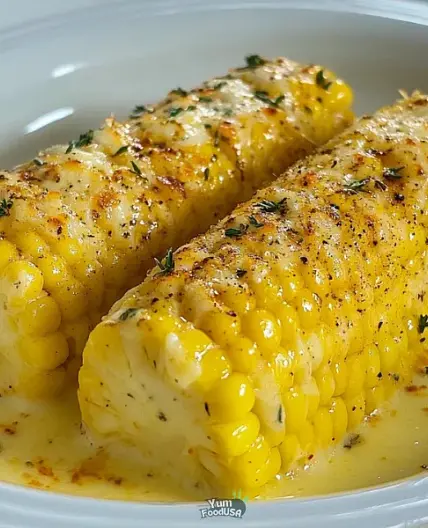Garlic Parmesan Corn on the Cob