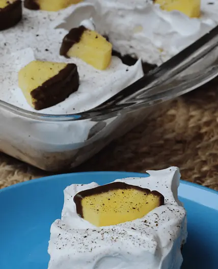 Chocolate Covered Pineapple Dessert