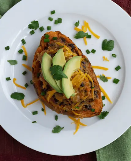 Stuffed Mexican Sweet Potatoes