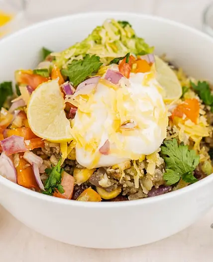 Healthy Cauliflower Rice Bowl