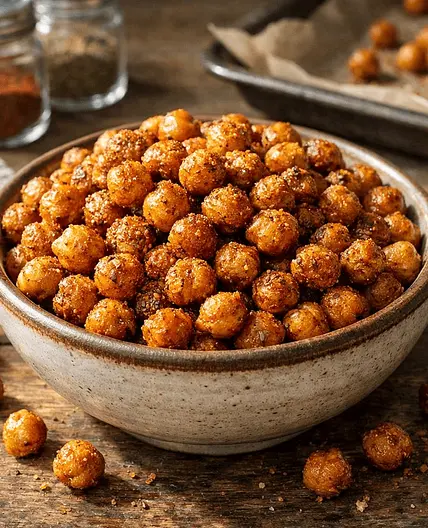 Smoky roasted chickpeas