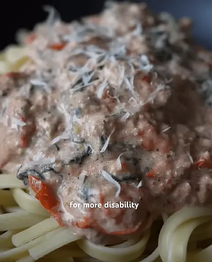 Disability Friendly Boursin Pasta Sauce
