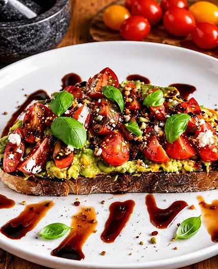 Caprese Avocado Toast - Your New Favorite 😍 🥑🍞