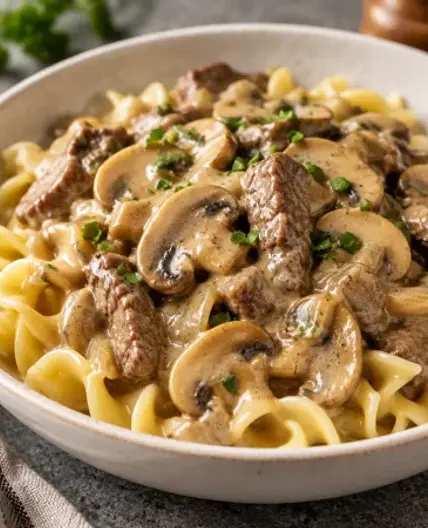 Beef Stroganoff