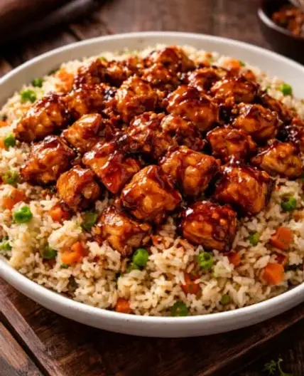 One-Pan Bold Honey BBQ Chicken Rice