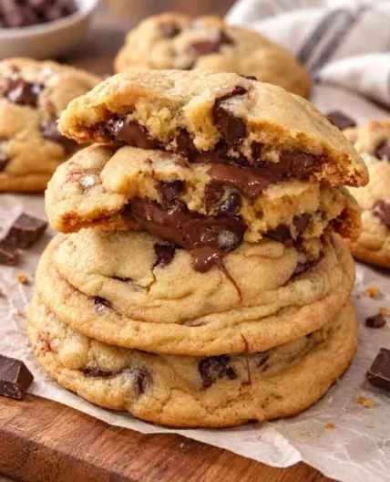 Nutella Stuffed Cookies