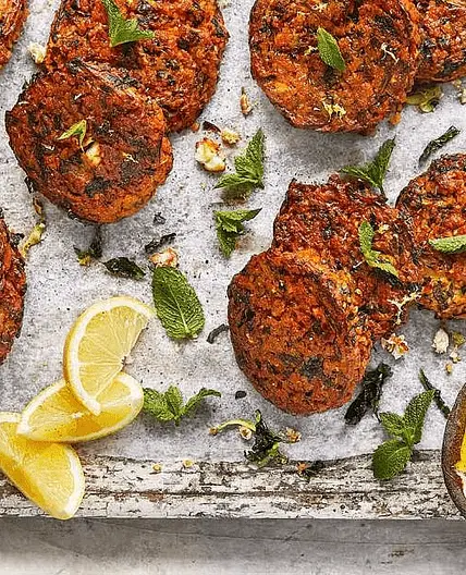 Feta, Courgette & Spinach Cakes