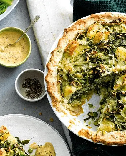 Spring Green Homity Pie