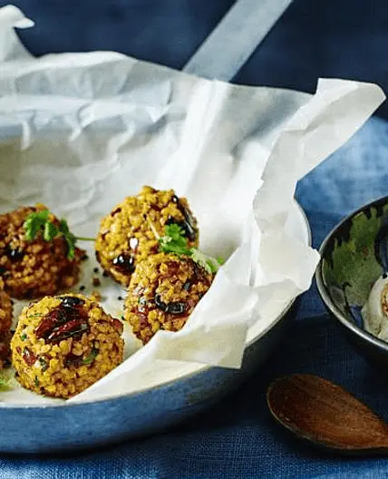 Bulgur Wheat Balls with Cranberries & Tamarind