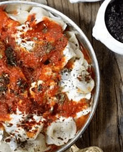 Homemade Vegan Mantı