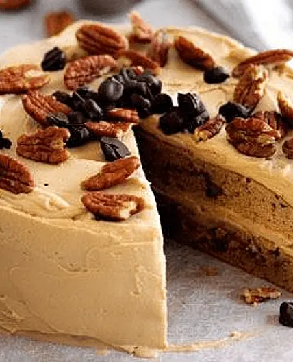 Coffee & Pecan Cake