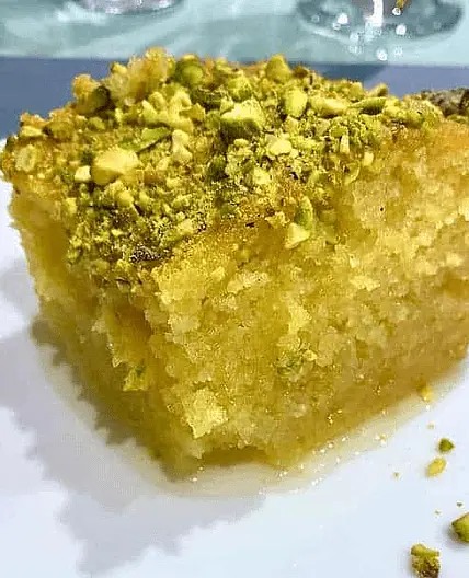 Greek Ravani — Coconut Cake with Syrup