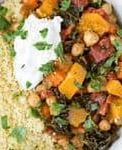 Moroccan Butternut Squash & Chickpea Stew