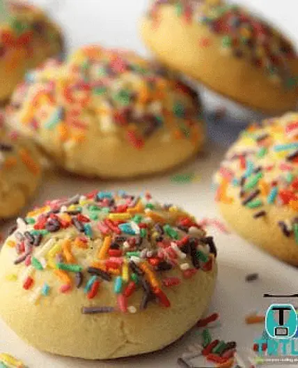 Condensed Milk Biscuits — Sprinkle Version