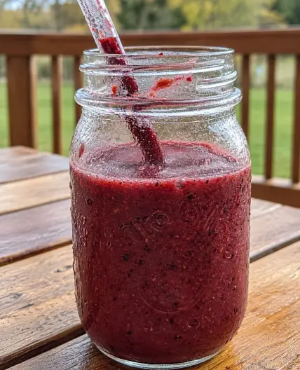 Triple Berry Chia Detox Smoothie