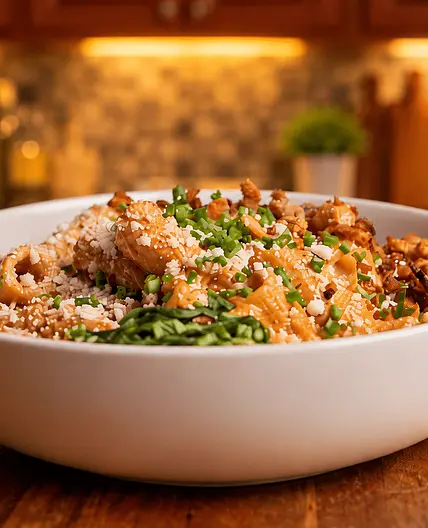 Red Pepper Creamy Rigatoni