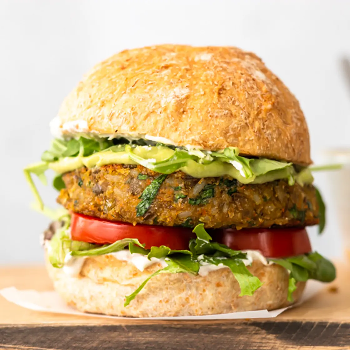 Hambúrguer de Lentilha Vegano