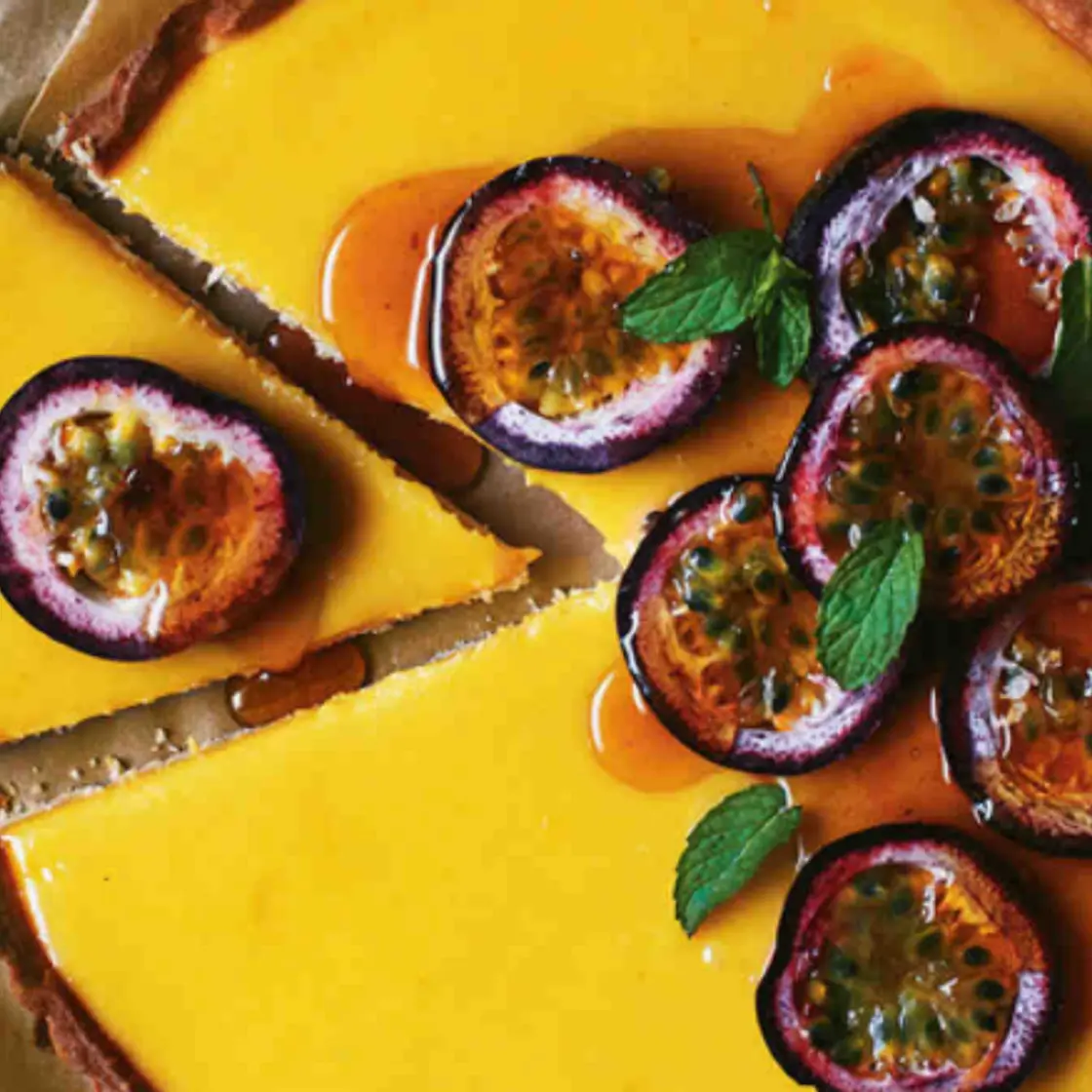 Mango & Passionfruit Curd Tart