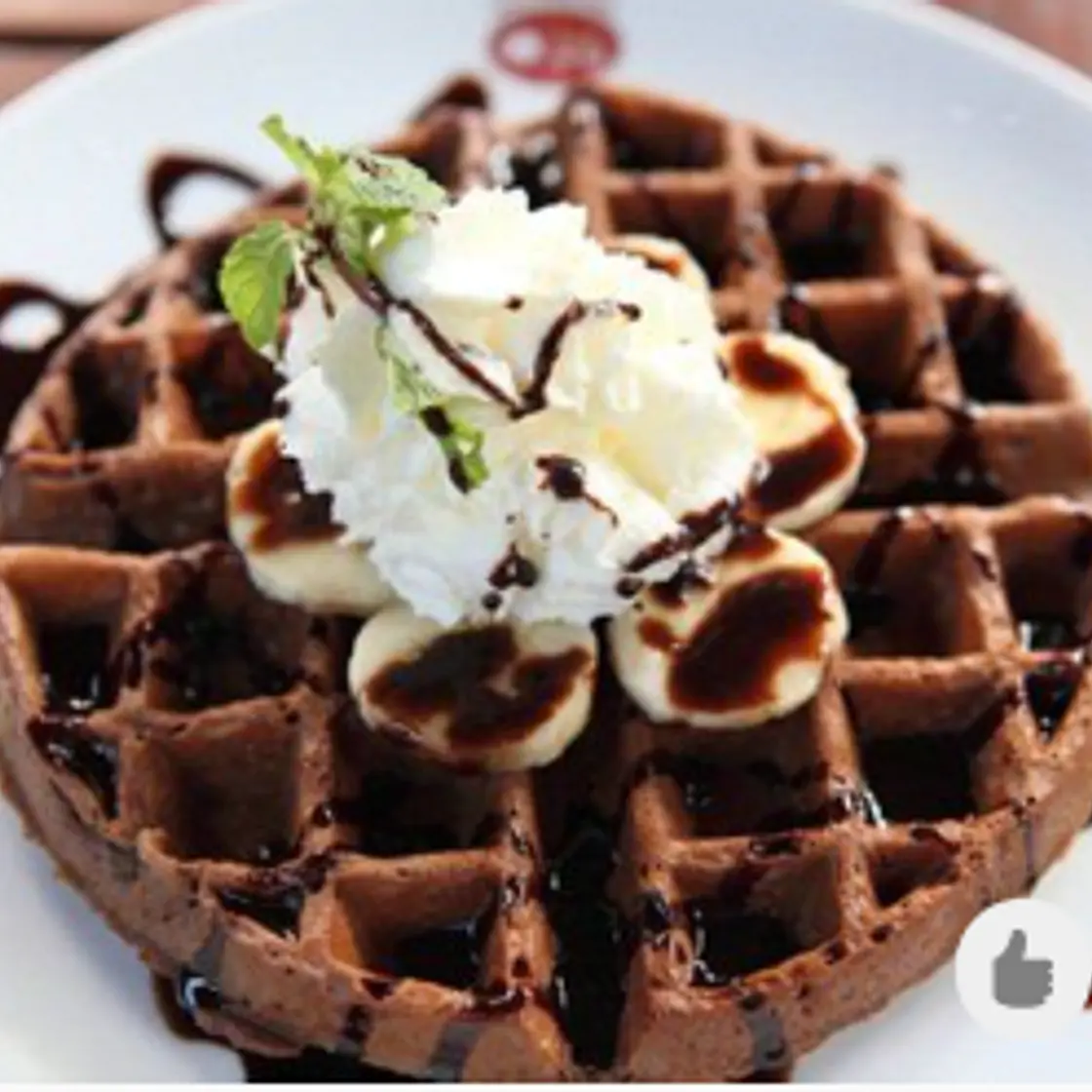 Keto chocolate waffles