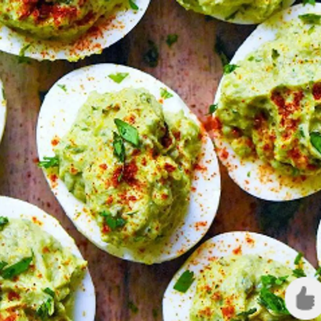 Avocado deviled eggs