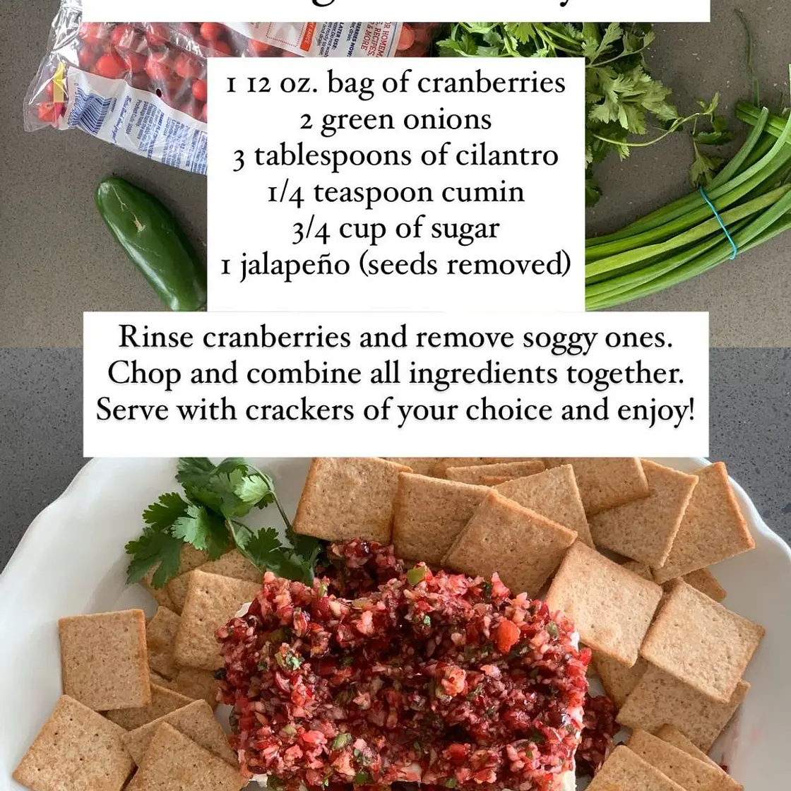 Cranberry Salsa