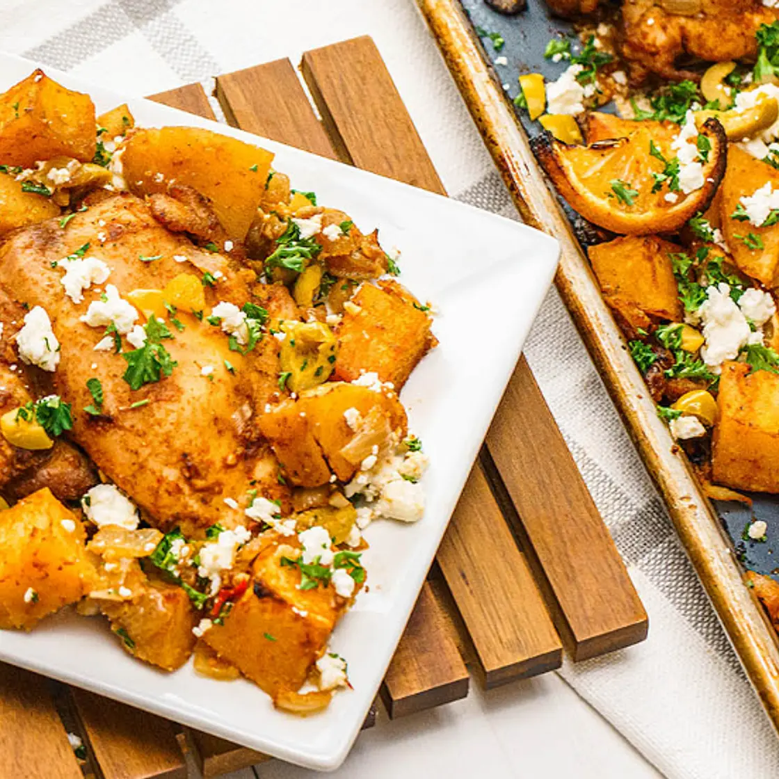 One Pan Harissa Chicken