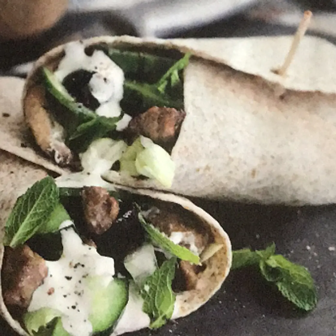 Spicy Lamb Wraps