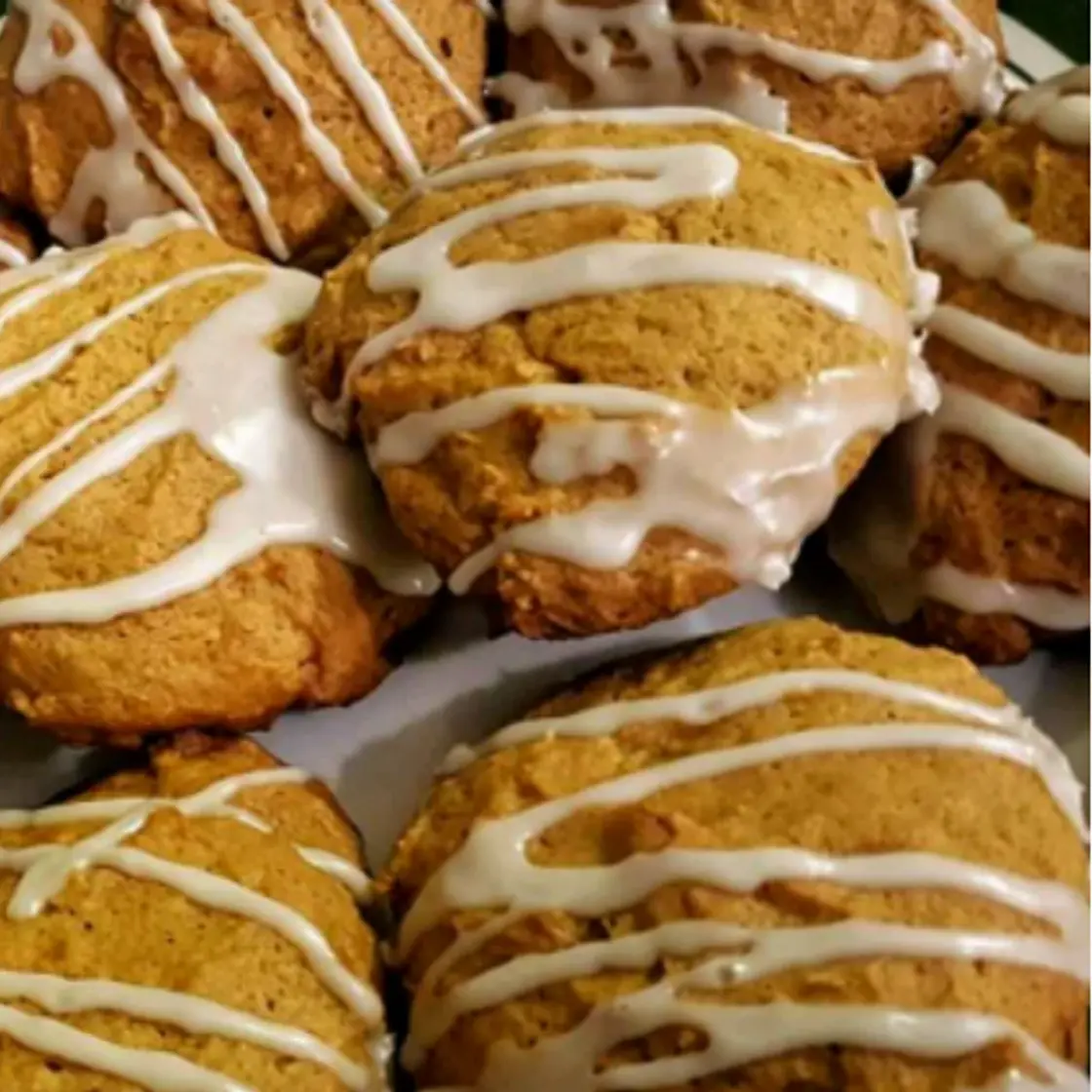 Iced Pumpkin Cookies