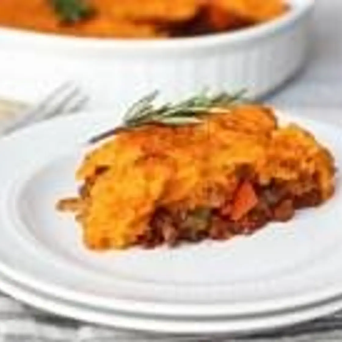 Shepherd's Pie w/ Sweet Potato Topping