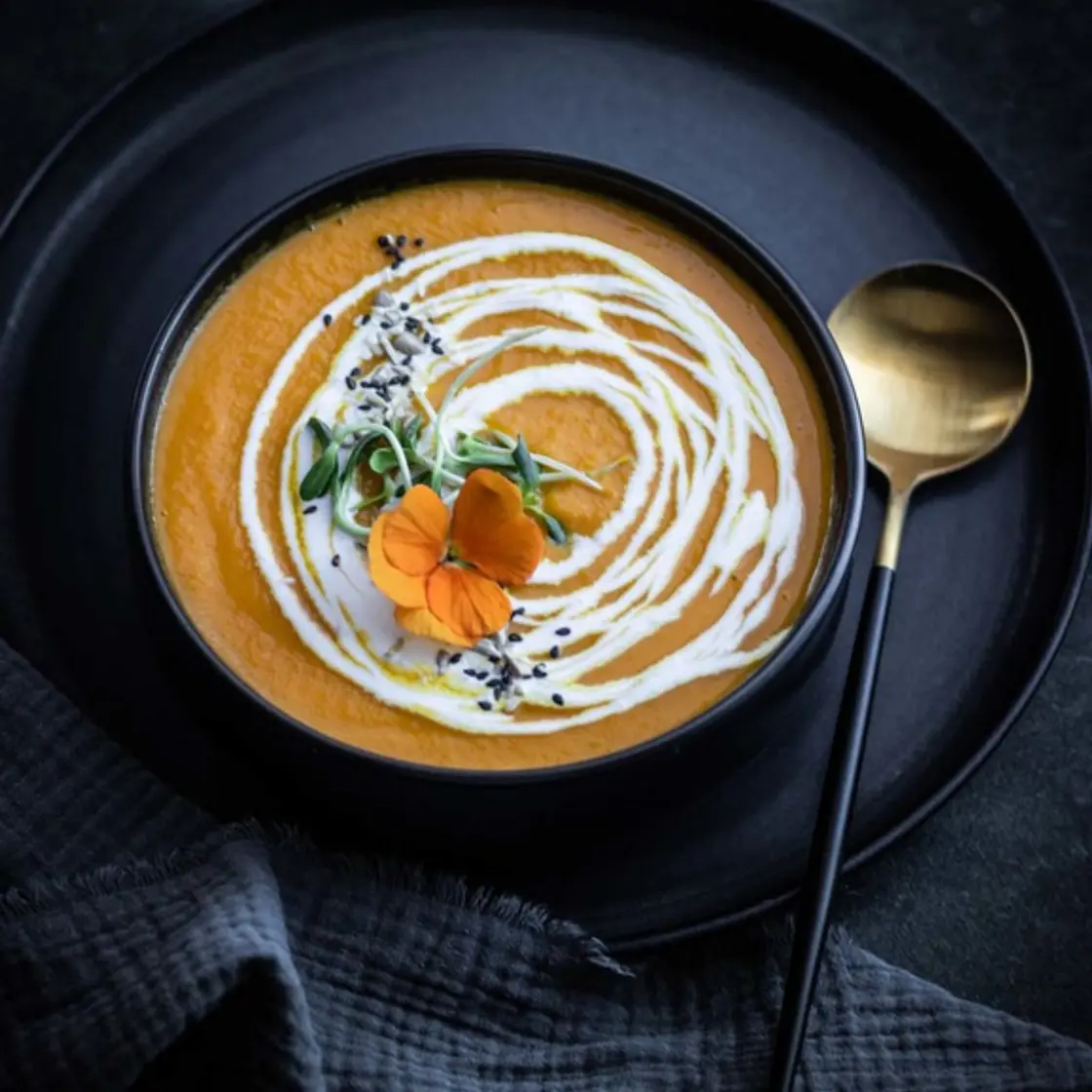 Velouté de butternut au curry - LC