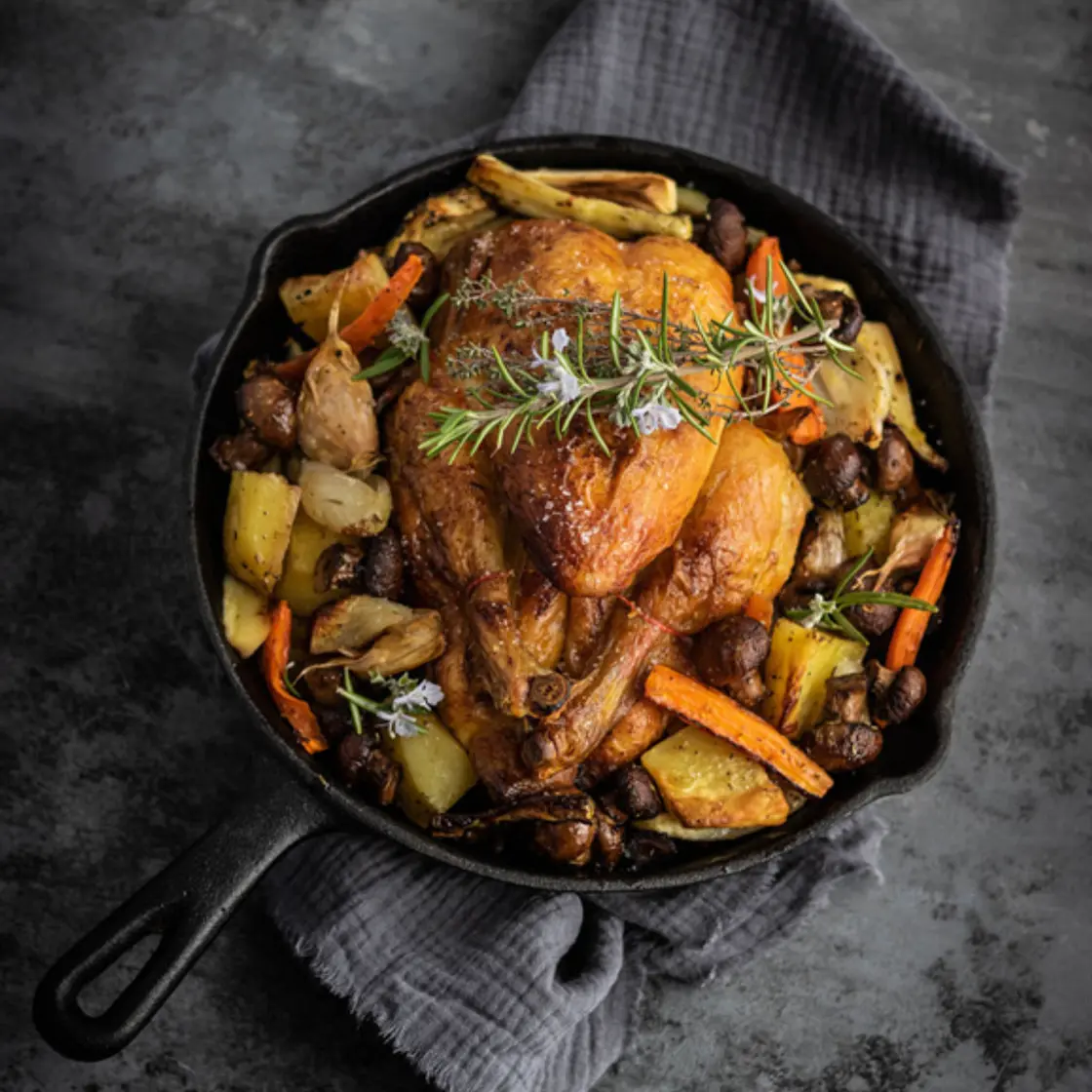 Poulet rôti