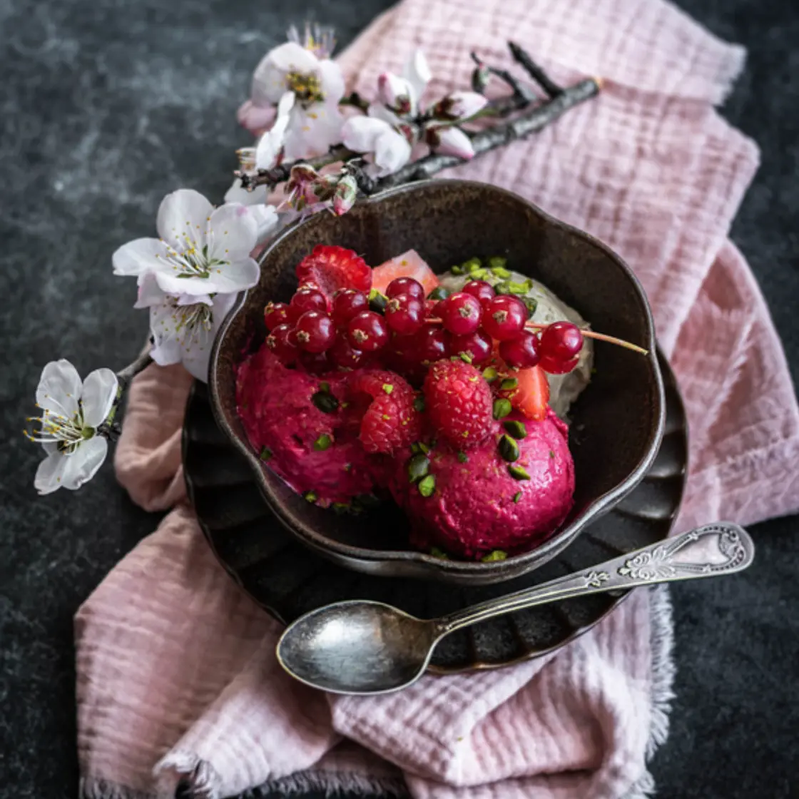Glace healthy fruits rouges (1x/jour)