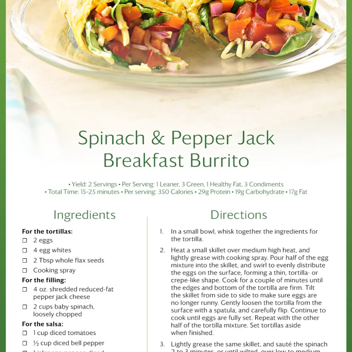 Egg Tortilla Breakfast Burritos