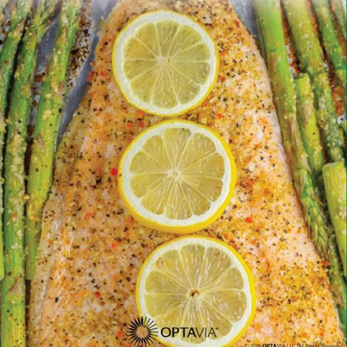 One-Pan Lemon Pepper Salmon with Garlic Parmesan Asparagus
