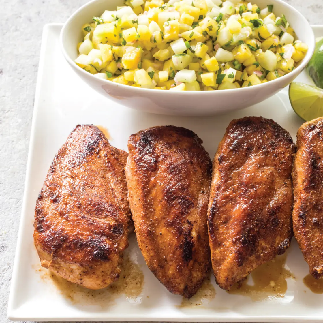 ATK blackened chicken