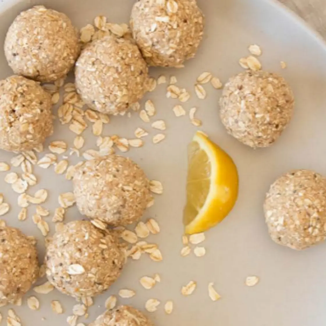 LEMON AND COCONUT BLISS BALLS